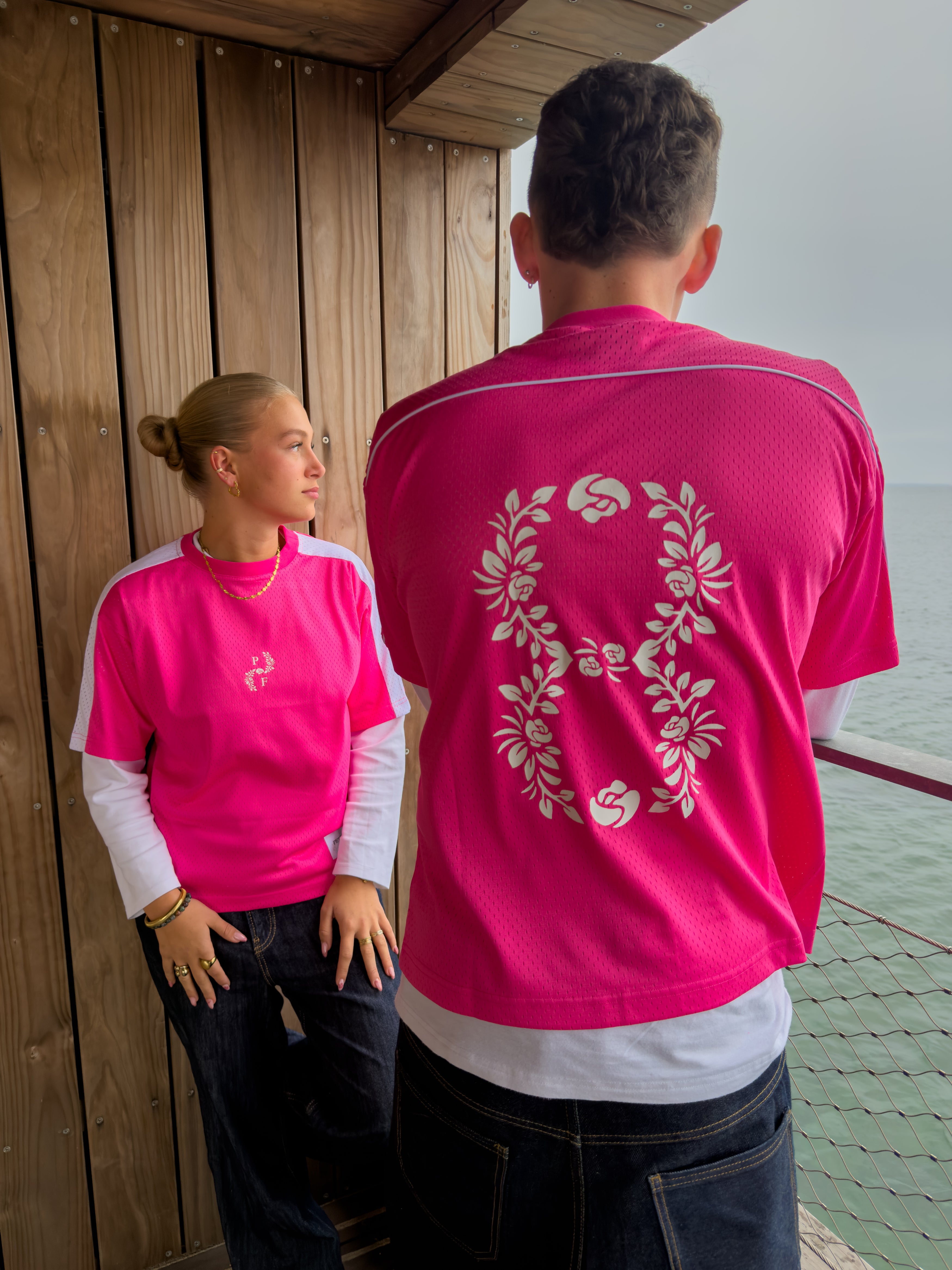 PF '8' Jersey - Hot Pink